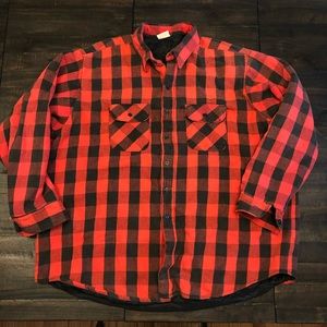 Field & Stream Red & Black Shirt Jacket - 3XL